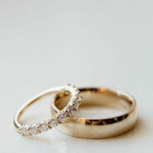 Anillos de Matrimonio con piedras Swarovski